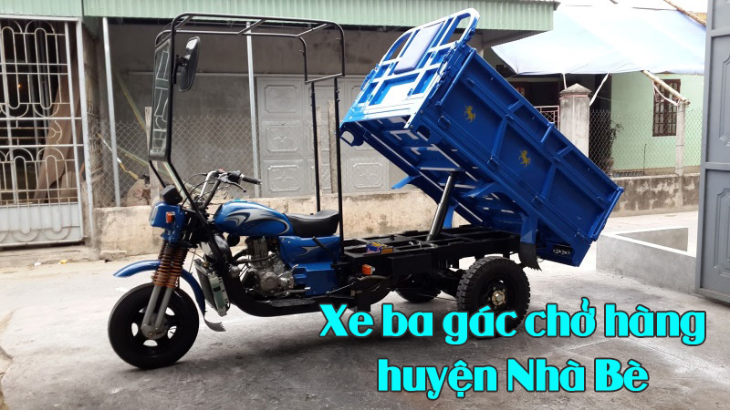 xe ba gác chở hàng huyện nhà bè